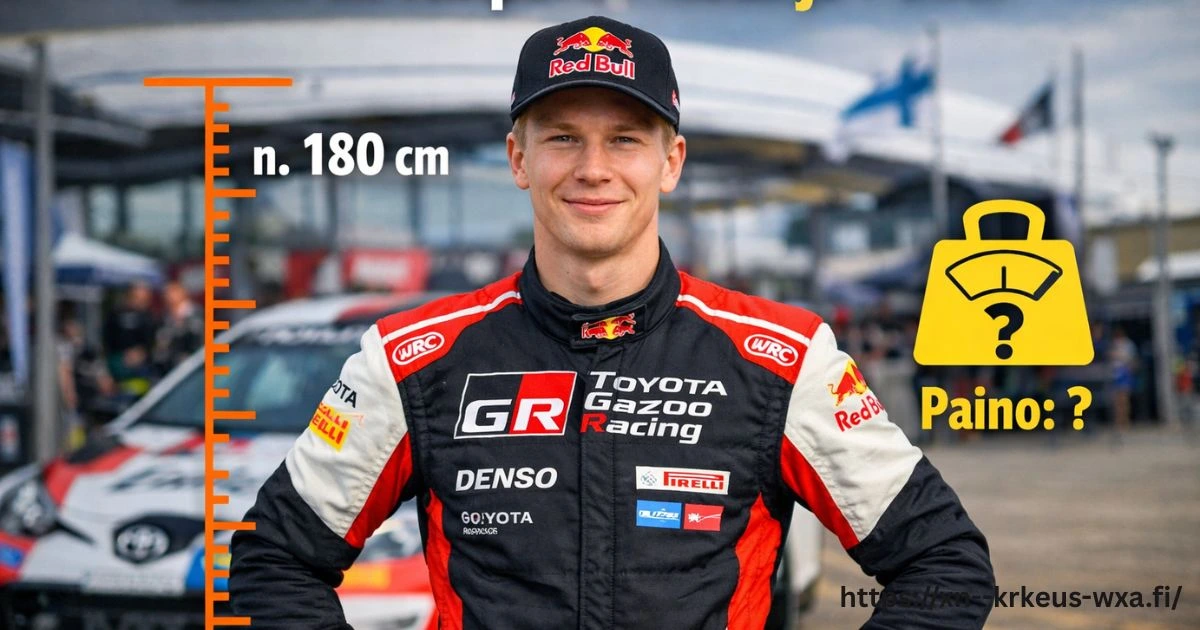 kalle rovanperä pituus ja paino