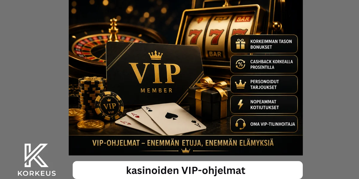 kasinoiden VIP-ohjelmat