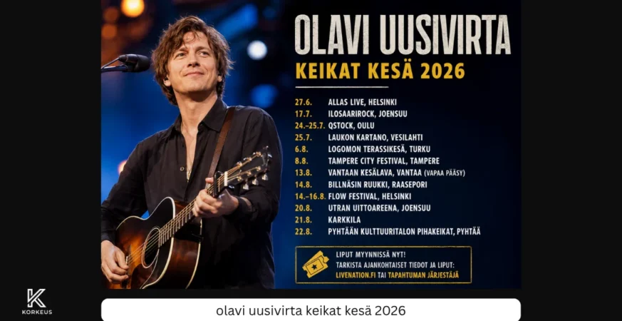 olavi uusivirta keikat kesä 2026