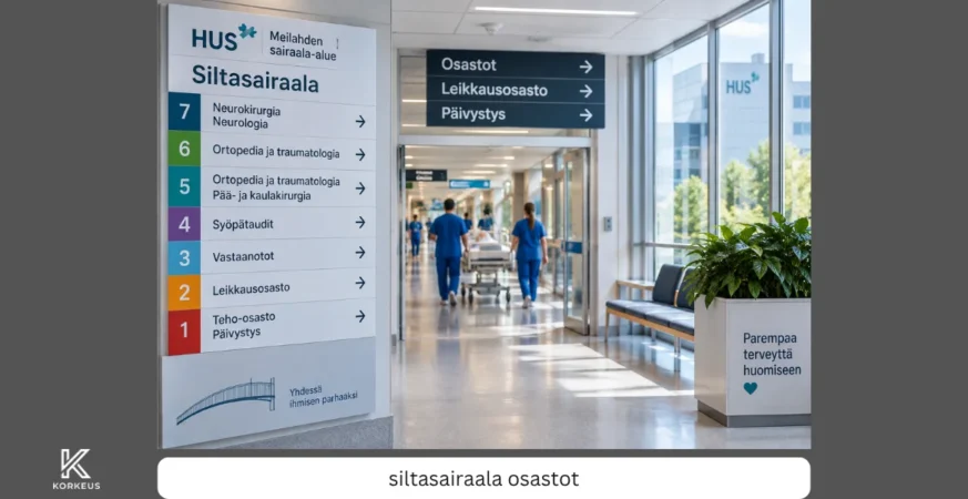 siltasairaala osastot