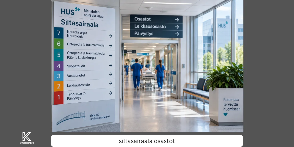 siltasairaala osastot